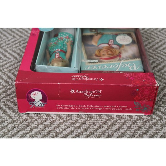 American Girl Doll Kit Kittredge's 3-Book Collect + Doll + Stand - In Original B - Picture 5 of 8